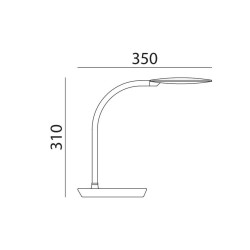 Lámpara flexo LENA 6,5w 530Lm 4000K