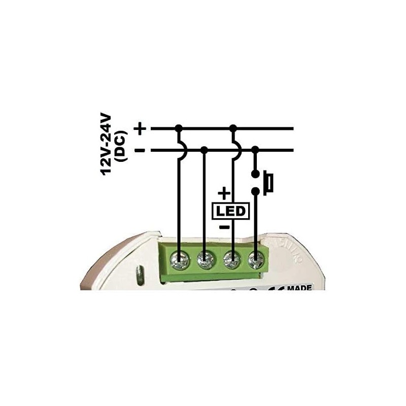 Regulador para tiras LED 12-24VDC 8A - Varilamp