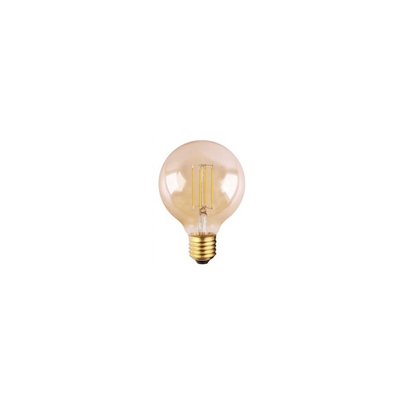 BOMBILLA LED VINTAGE AMBAR G95 E27 6.5W 2200K