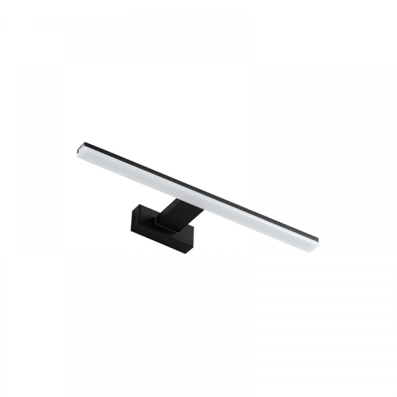 Aplique Baño TIWALL  Negro mate LED 12W 1200Lm 450mm 4K IP44