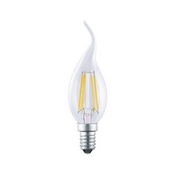 Comprar Bombilla LED Filamento Vela 4W E14 - Luz Decorativa Interior  Temperatura de Color Blanco Cálido - 2700K Compra más y Ahorra con los Pack  UNIDADES