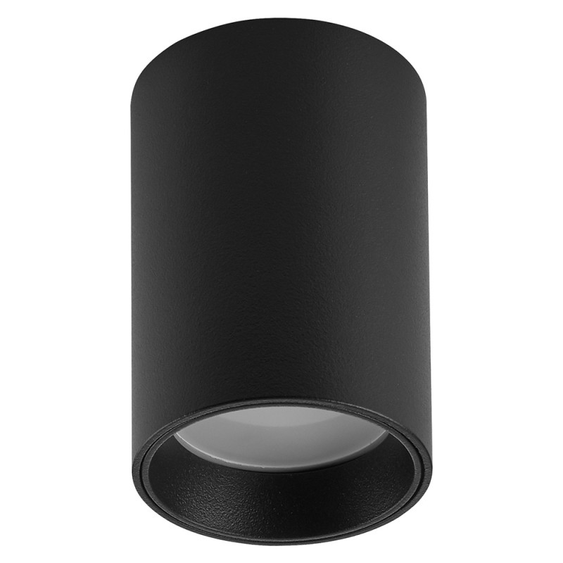 Foco Superficie Galileo S Negro Text. Gu10 Ø60X85Mm