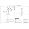 LAMPARA * CINTO*LED 42W - 3000K - CROMO LINEAL 4L