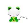 Lámpara de Sobremesa 1 x E14 Cute Pet Frog 1 Blanco + Verde