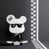 Lámpara de Sobremesa 1 x E14 Cute Pet Mouse Blanco + Negro