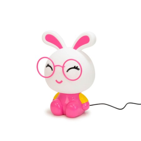 Lámpara de Sobremesa 1 x E14 Cute Pet Rabbit 1 Rosa