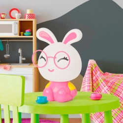 Lámpara de Sobremesa 1 x E14 Cute Pet Rabbit 1 Rosa