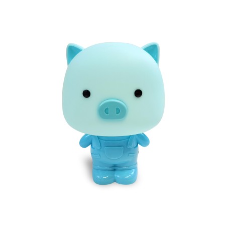 Lámpara de Sobremesa 1 x E14 Cute Pet Pig 1 Azul