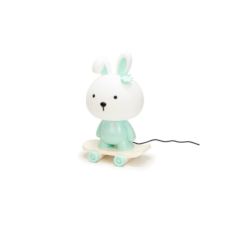 Lámpara de sobremesa 1xE14 Cute pet Rabbit  2 Azul