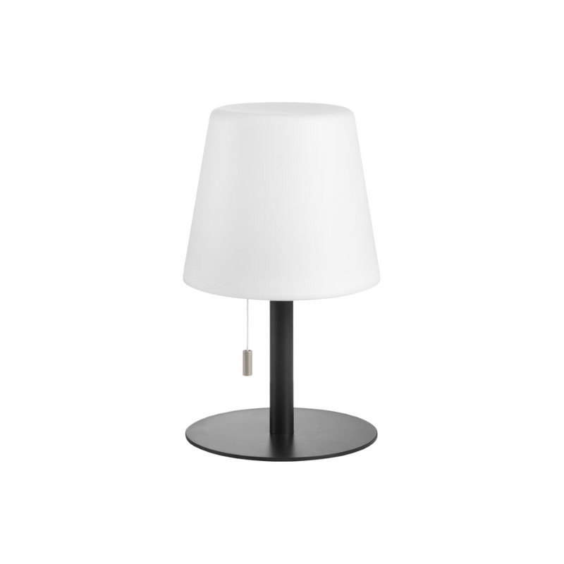 Lámpara mesa exterior BONDI negro 1.8w 3000k IP44+RGB+BAT